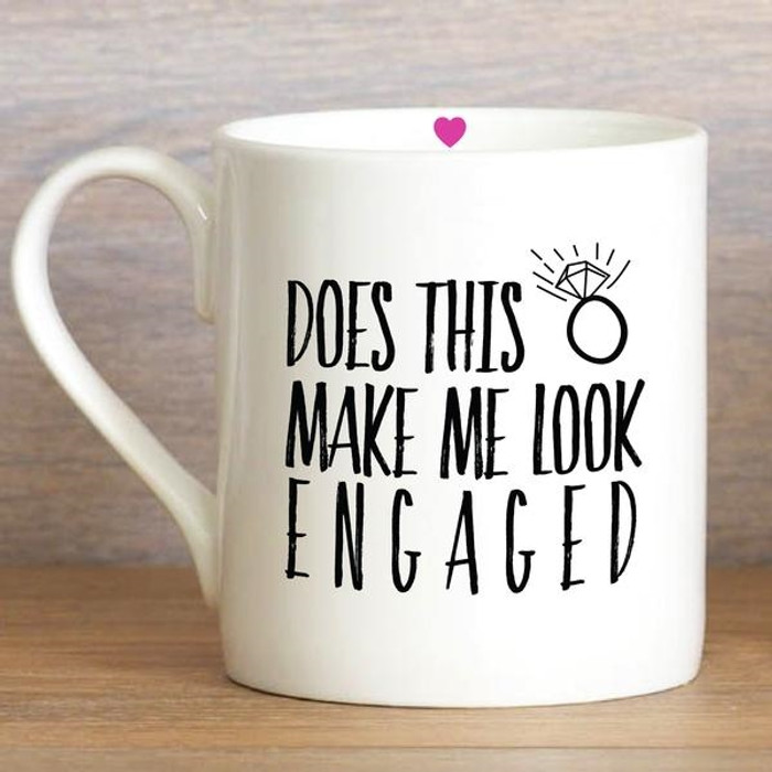 Does this ring make look engaged mug