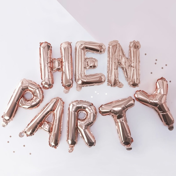 Balloons,  Hen Party,  Rose Gold