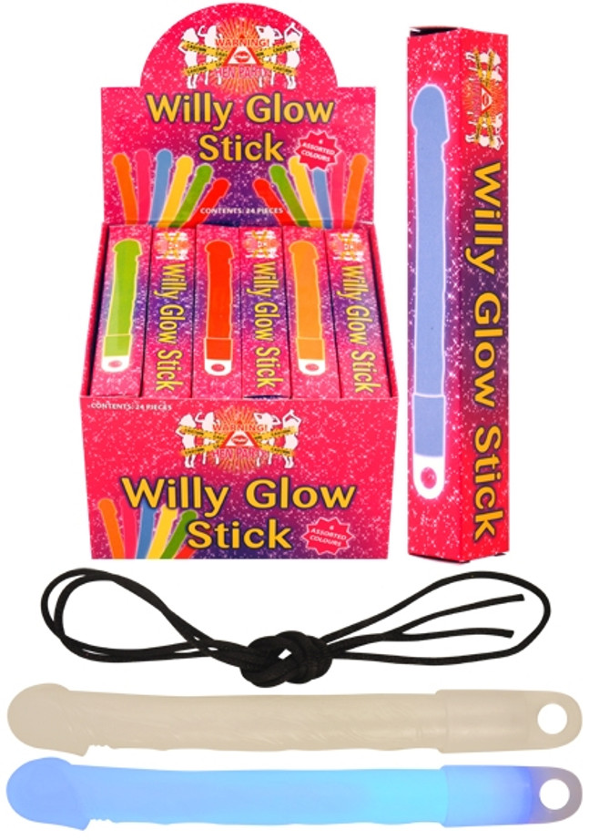 Glow Stick Willy 17cm