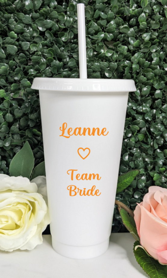 Personalised Cold Cup - White