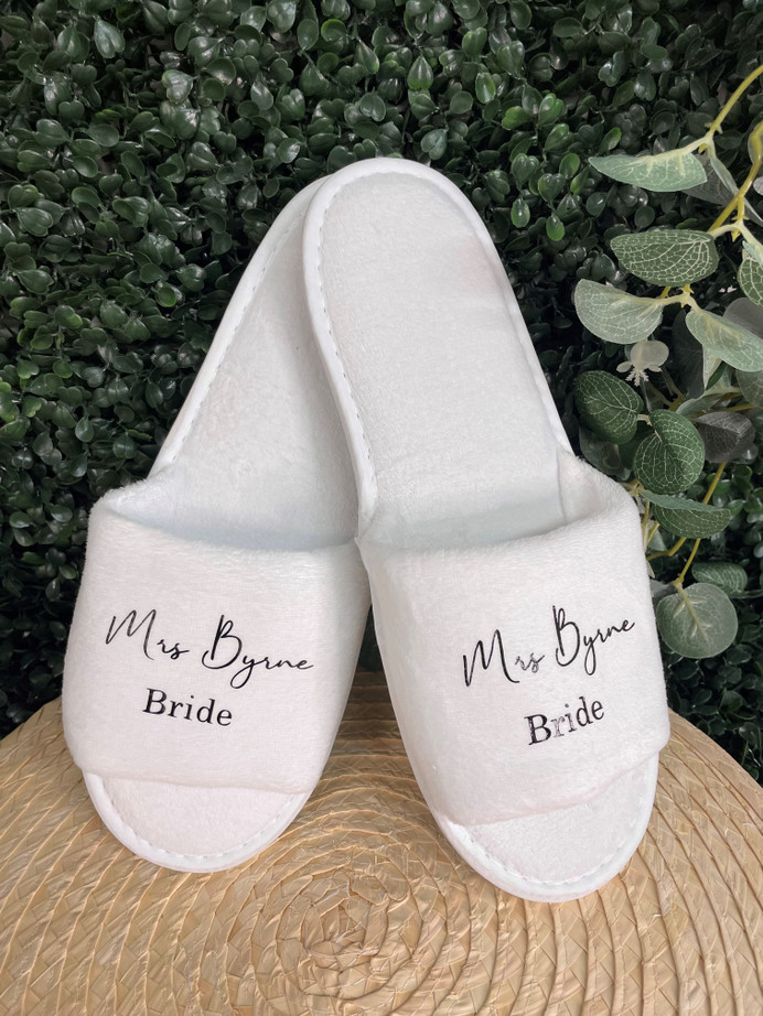 Bride sales spa slippers