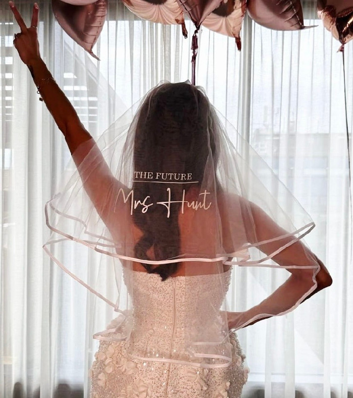 Personalised Hen Party Veil for the Bride To Be Personalised Hen Party Veil for the Bride To Be