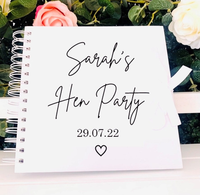 Personalised Hen Party Guest Book - Luxe Range