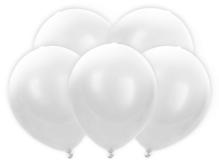 White LED lights Balloons (5 pk)