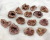 Pink Amethyst Geode - clusters