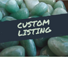Custom Listing  - Books and crystal wands 