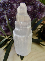 Natural Selenite Tower - medium 