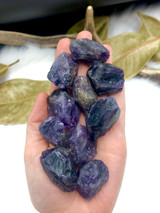 dark raw amethyst