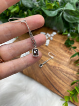 Smokey Quartz Silver Earrings – Protective Healing Crystal Jewelry for Grounding & Balance