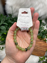 Prehnite Crystal Bead Bracelet – Heart Chakra Healing & Calming Energy Prehnite Crystal Bead Bracelet – Heart Chakra Healing & Calming Energy