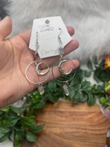 Clear Quartz Moon Earrings – Clarity, Healing & Amplified Energy Clear Quartz Moon Earrings – Clarity, Healing & Amplified Energy