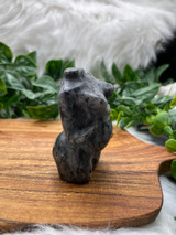 Larvikite Pregnant Goddess Carving – Protection, Patience & Inner Strength Larvikite Pregnant Goddess Carving – Protection, Patience & Inner Strength