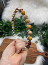 Mookaite Bead Headband – Earth Connection, Confidence & Life Flow