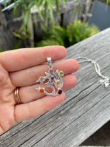7 Chakra Om Necklace