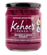Organic Beetroot & Ginger Sauerkraut
