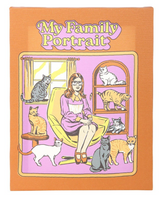 Cat family portrait print