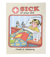 Sick of your shit canvas