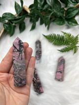 Rhodonite tower
