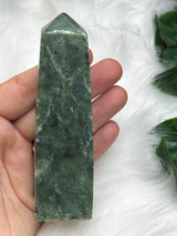 Nephrite Jade Obelisk for love, emotional balance and abundance.