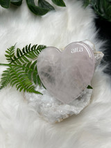 Rose Quartz Heart Gua Sha