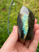 Labradorite Flame for protection, intuition and transformation. A magical crystal piece to support energetic shielding, inner wisdom and spiritual connection.