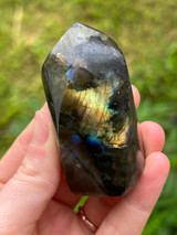 Labradorite Flame for protection, intuition and transformation. A magical crystal piece to support energetic shielding, inner wisdom and spiritual connection.