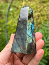 Labradorite Obelisk for protection, intuition and transformation. A beautiful crystal tower to support energetic shielding, inner wisdom and spiritual connection.Labradorite Obelisk for protection, intuition and transformation. A beautiful crystal tower to support energetic shielding, inner wisdom and spiritual connection.