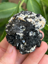 Raw Schorl Black Tourmaline cluster for protection, grounding and energetic cleansing. A powerful crystal for boundaries, space clearing and steady calm.
