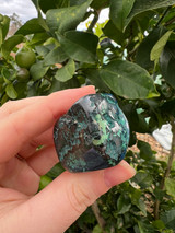 XL hand-cut Shattuckite tumbled stones, known for supporting truth, intuition and clear communication.