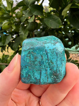 XL hand-cut Shattuckite tumbled stones, known for supporting truth, intuition and clear communication.