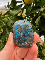 XL hand-cut Shattuckite tumbled stones, known for supporting truth, intuition and clear communication.