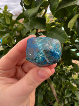 XL hand-cut Shattuckite tumbled stones, known for supporting truth, intuition and clear communication.