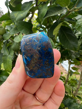 XL hand-cut Shattuckite tumbled stones, known for supporting truth, intuition and clear communication.
