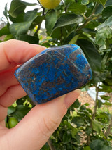 XL hand-cut Shattuckite tumbled stones, known for supporting truth, intuition and clear communication.