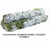 Shop White Sage & Juniper Smudge Sticks for cleansing, protection and renewal. Perfect for refreshing your space, crystals and sacred rituals.