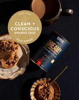 Delicious relaxing night time blend of cacao, superfoods and herbs for a blissful nights sleep. Boosted with superfoods and sweetened with dates.