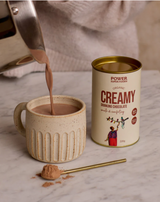 Smooth, creamy and comforting dairy free drinking chocolate with 34% cacao