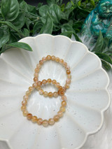 Citrine Bead Bracelet – Abundance, Confidence & Joy