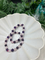 Amethyst & Rose Quartz Bead Bracelet – Love, Calm & Inner Peace