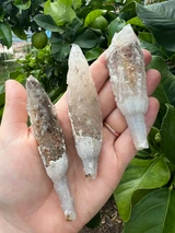 Treasures From Lesotho's Highlands - Quartz coated Calcite Sceptres