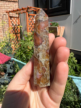 Red Moss Agate tower no.1