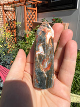 Red Moss Agate tower no.2