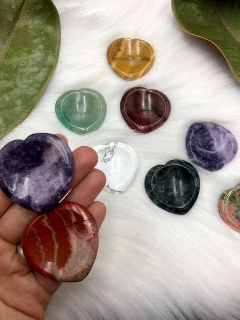 Heart Worry Stone - Intuitively picked