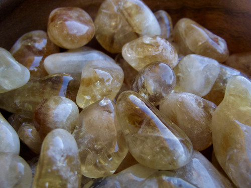 Citrine Tumbled Stone small