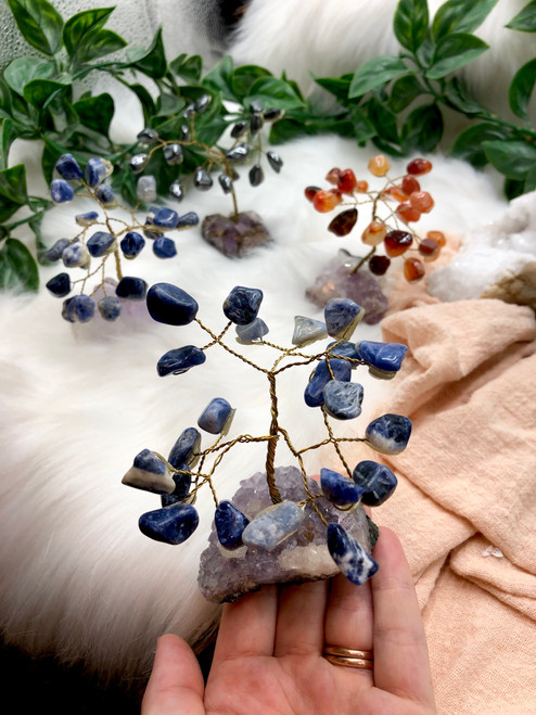 Crystal Bonsai tree - on Amethyst