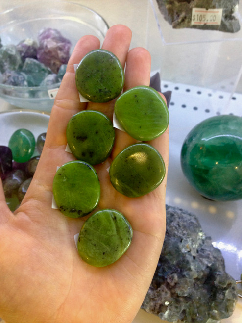 Nephrite Jade flat stones