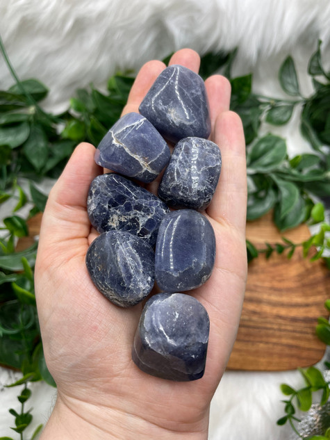Iolite Tumbled Stones  – Vision Stone for Intuition & Inner Clarity