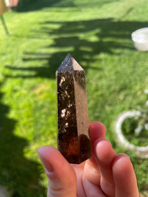 Smokey Quartz Point – Grounding, Protection & Emotional Balance