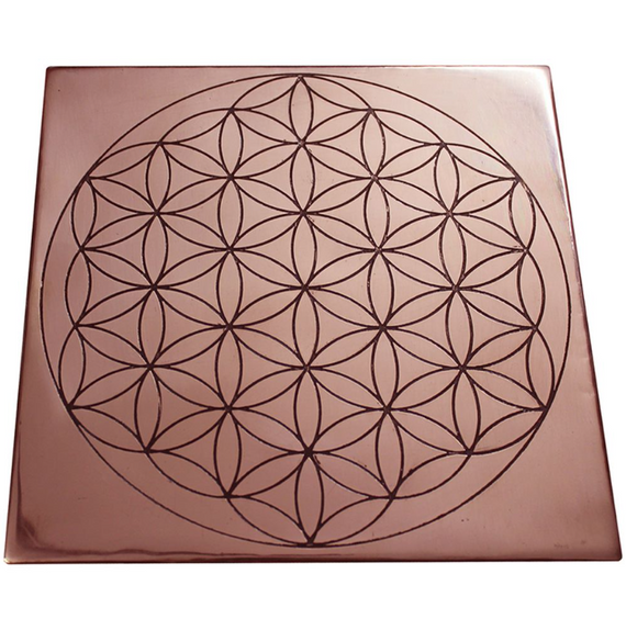 Flower of life gridding plate