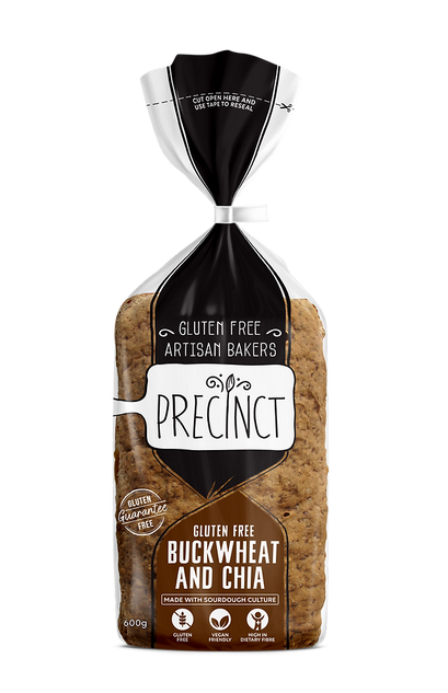 GF Buckwheat & Chia Bread